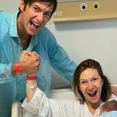 Adela Popescu şi Radu Vâlcan, al treilea copil