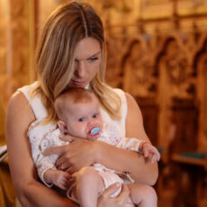 Simona Halep nașă de botez împreună cu proaspătul soț
