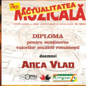 Anca Vlad, Președinta Fildas-Catena Grup, distinsă cu Diploma pentru susținerea valorilor muzicii ușoare românești