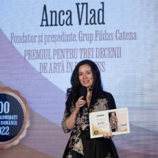 Încă un premiu pentru Fildas-Catena Grup: „Premiul pentru trei decenii de artă în business”