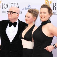 Dominic Savage, Mia Threapleton and Kate Winslet att