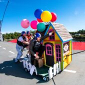 Bobonete și Mihai Rait – gazde ai competiției mașinăriilor zburătoare
