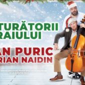 Dan Puric și Adrian Naidin în spectacolul “Măturătorii Raiului”