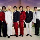 Stray Kids și actrița Madelyn Cline îmbrăcați de Tommy Hilfiger la Met Gala 2024