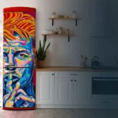 Transformă-ți bucătăria într-o galerie de artă urbană, cu aceste frigidere