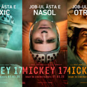 Robert Pattinson în „Mickey 17”, din 5 martie în cinematografe
