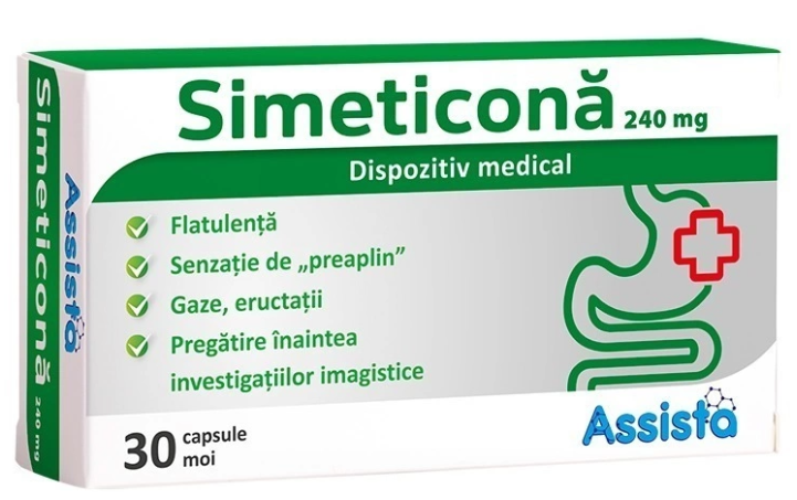 Simeticona: cum acționează și când este recomandată