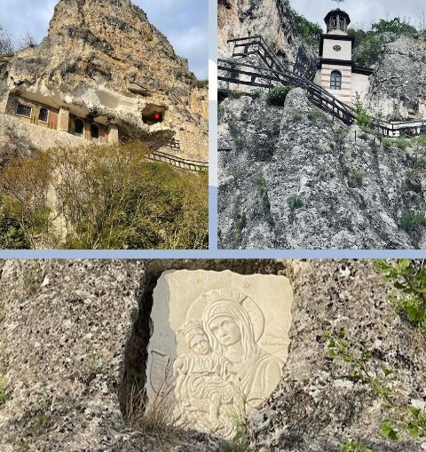 Recomandare de weekend: mănăstirea săpată în munte, la doar 10 km de Ruse