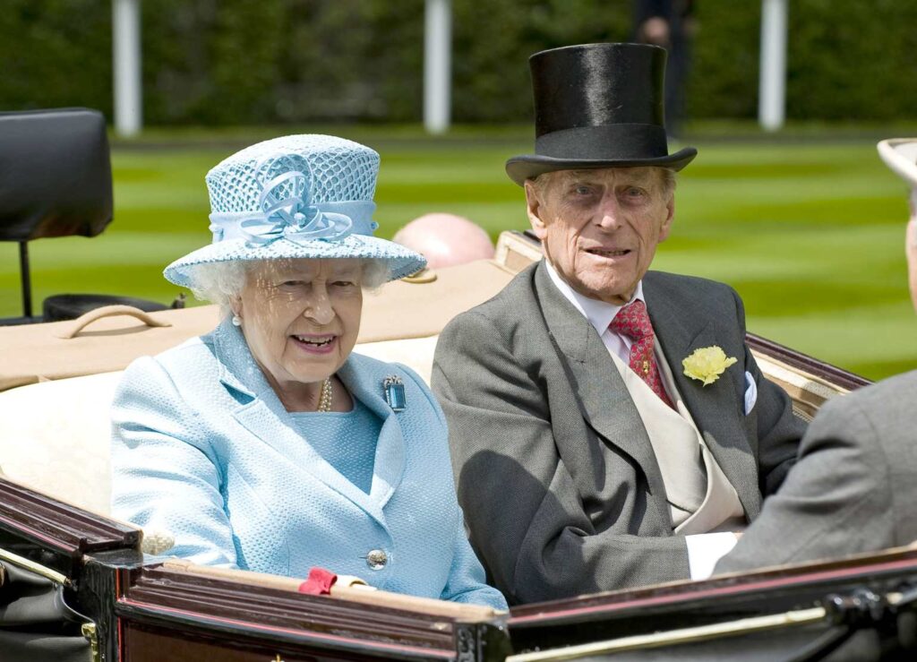Queen Elizabeth II and Prince Philip Duke of Edinburgh at Royal Ascot 2012