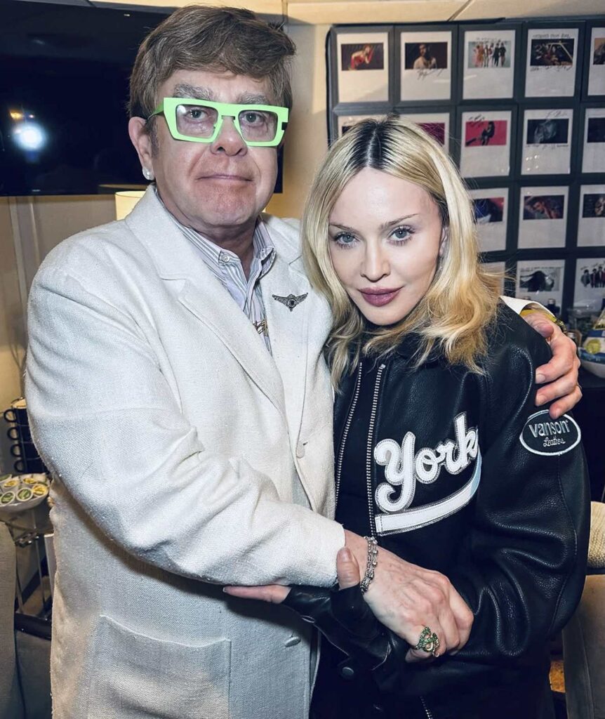 Madonna and Elton John