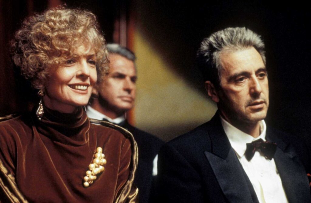 Diane Keaton, George Hamilton, Al Pacino, The Godfather Part III (1990)
