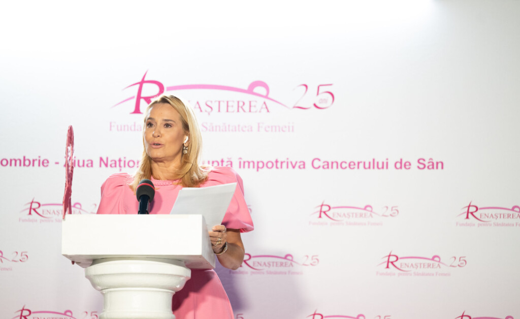 Palatul Cotroceni, iluminat în roz pentru prevenția cancerului la sân: “Prevenția nu e un moft, este un act de iubire”