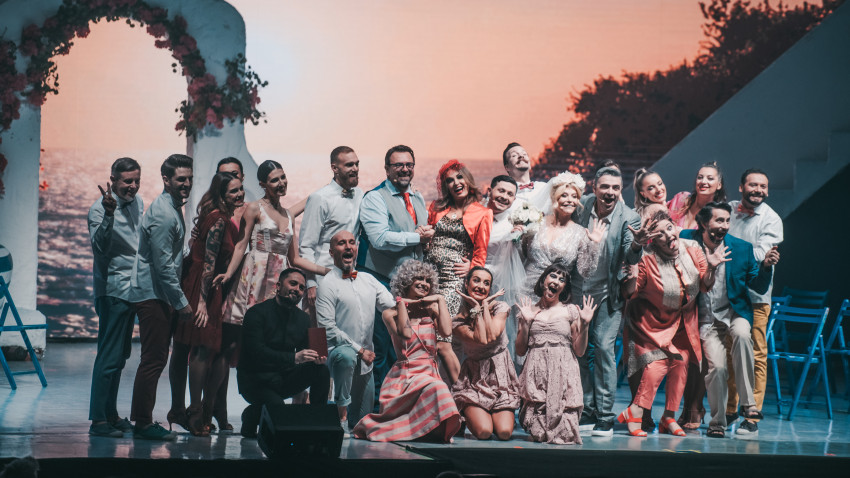 Musicalul „Mamma mia!”, opt ani pe Scena de la Sala Palatului. Povestea continuă