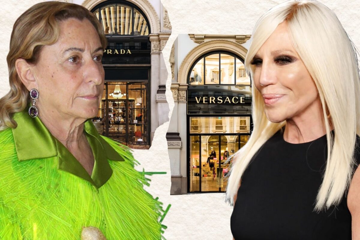 Prada, gigantul italian al modei, cumpără Versace “la reducere”
