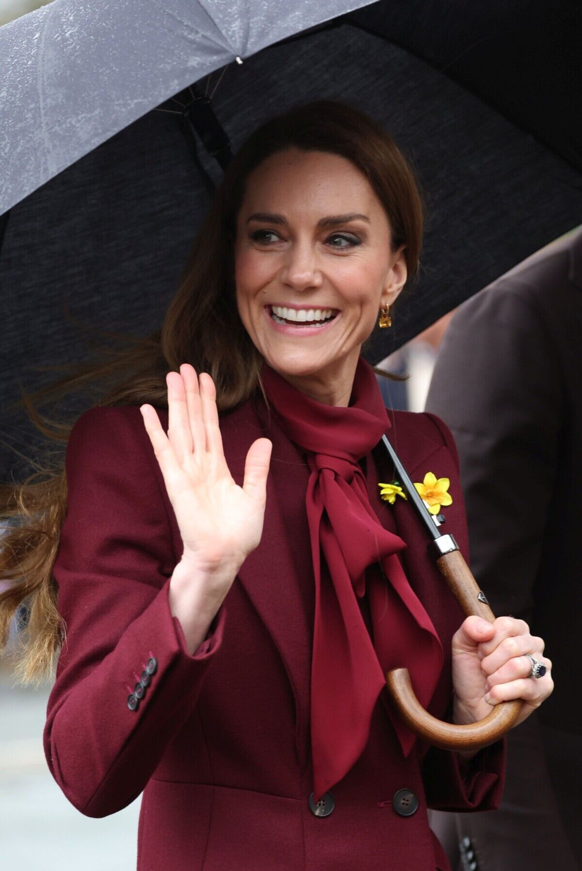 Kate Middleton și semnificația costumului roșu purtat la prima apariție regală solo din 2026
